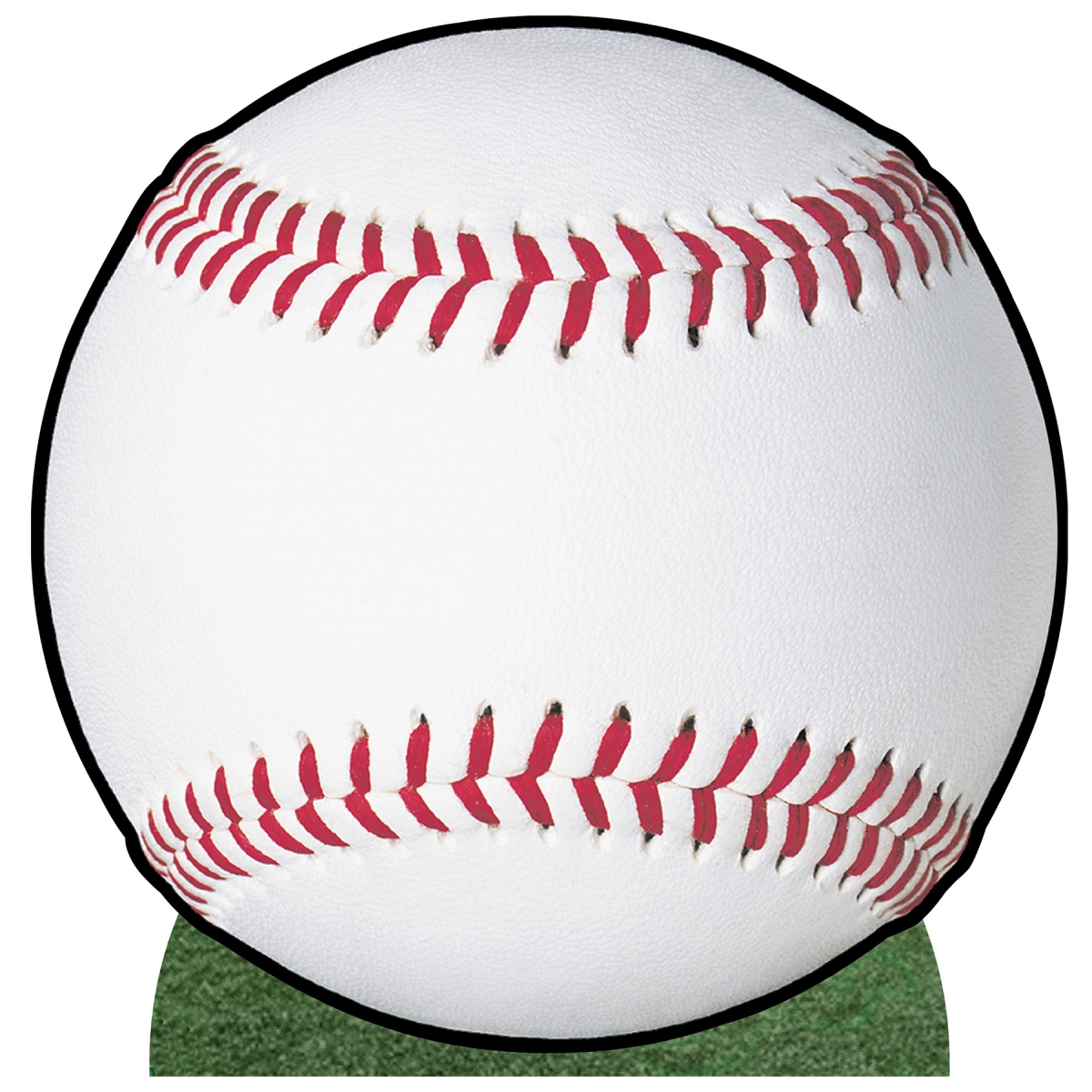 Picture of Beistle 56417 Baseball Easel Attached Stand-Up - Pack of 12