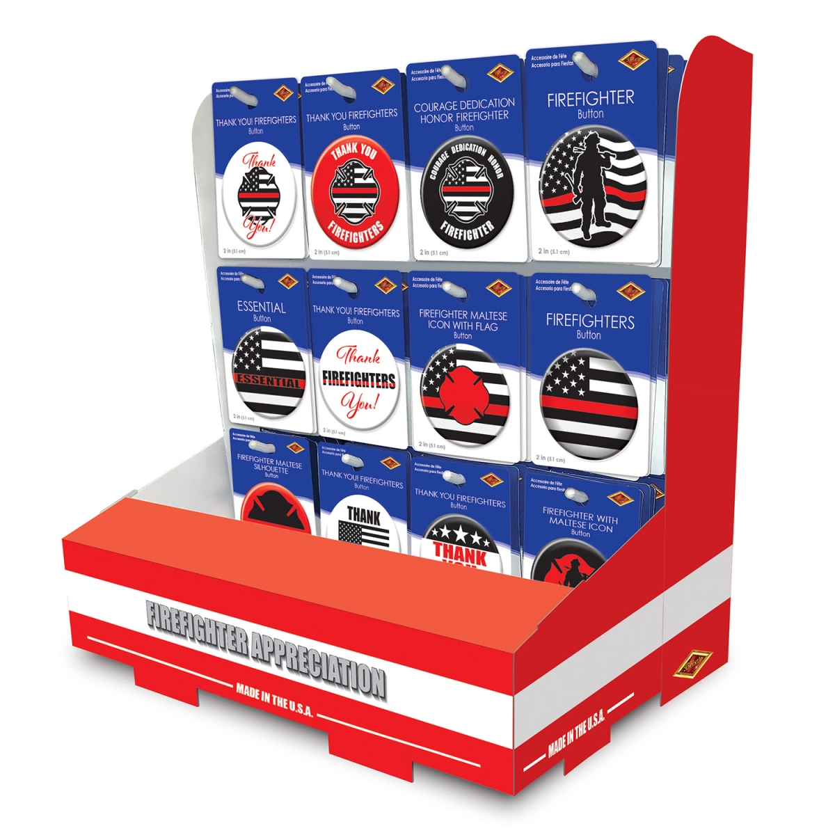 Picture of Beistle PB12D-108FF Firefighter Counter Display - Pack of 12