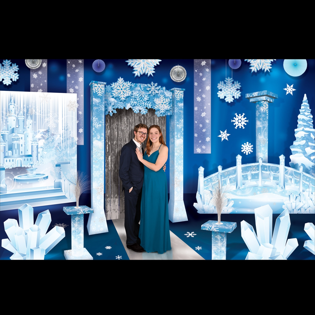 Picture of Beistle 56204 Winter Wonderland Prom Kit - Pack of 12