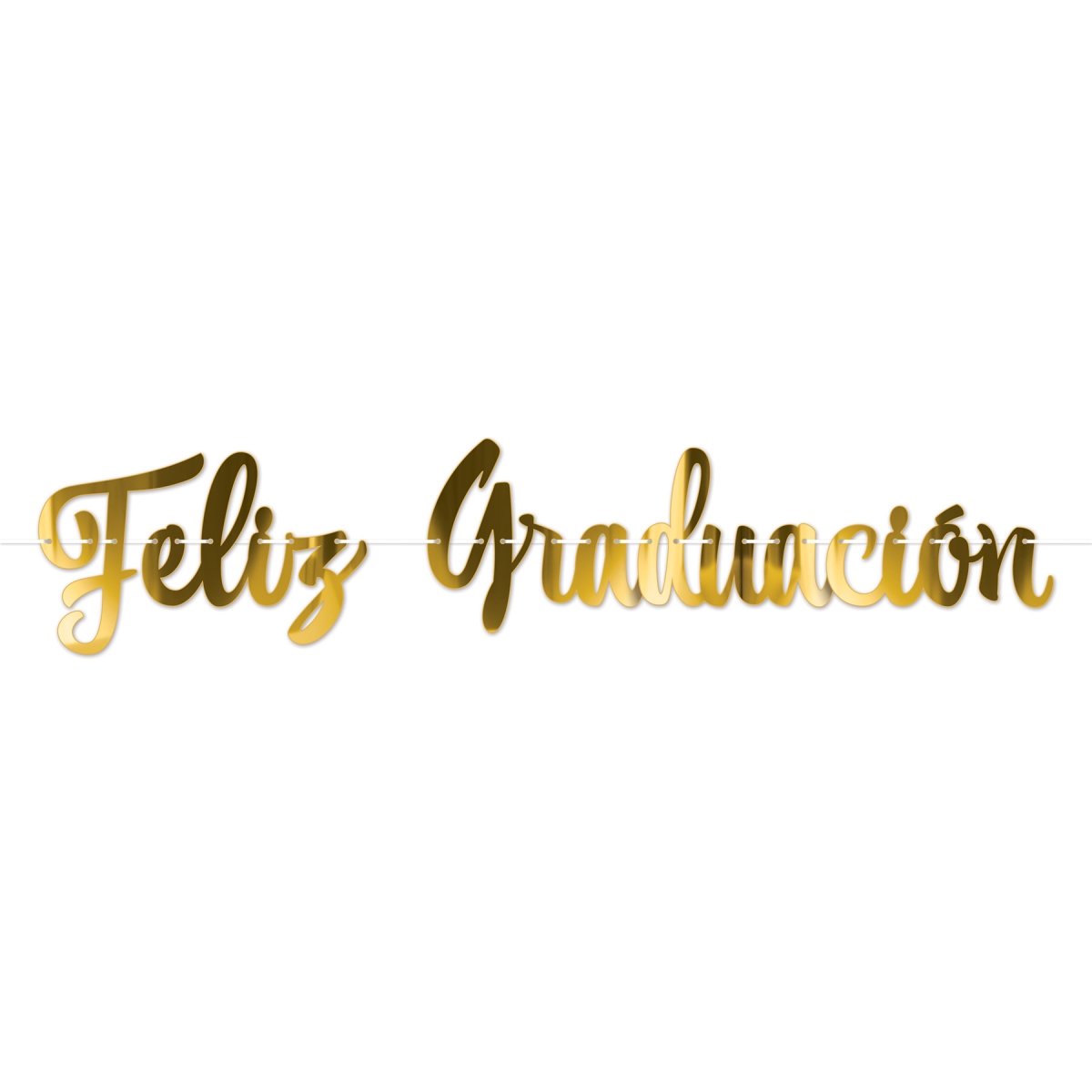 Picture of Beistle 58314 11 x 4 ft. 3 in. Foil Feliz Graduaci-N Streamer - Pack of 12