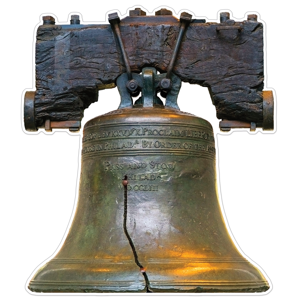 Picture of Beistle 56425 Liberty Bell Stand-Up - Pack of 12