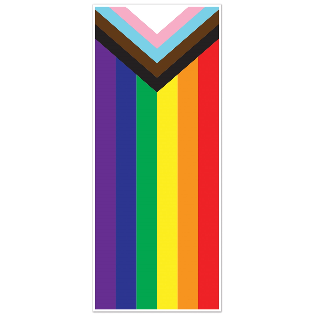 Picture of Beistle 56431 6 x 30 in. Pride Door Cover - Pack of 12