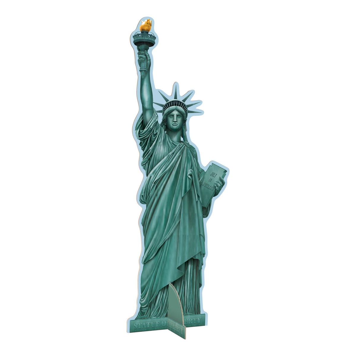 Picture of Beistle 56462 16.75 in. 3-D Statue of Liberty Centerpiece for Party Supplies - Pack of 12