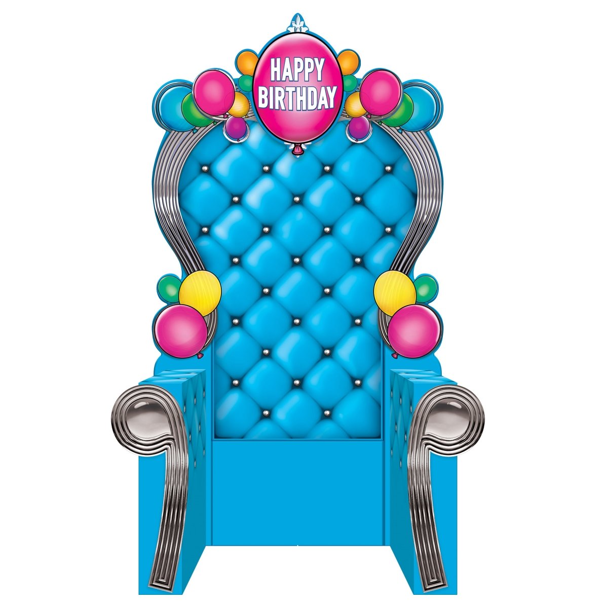 Picture of Beistle 56278 3-D Happy Birthday Throne Prop for Party Supplies - Pack of 12