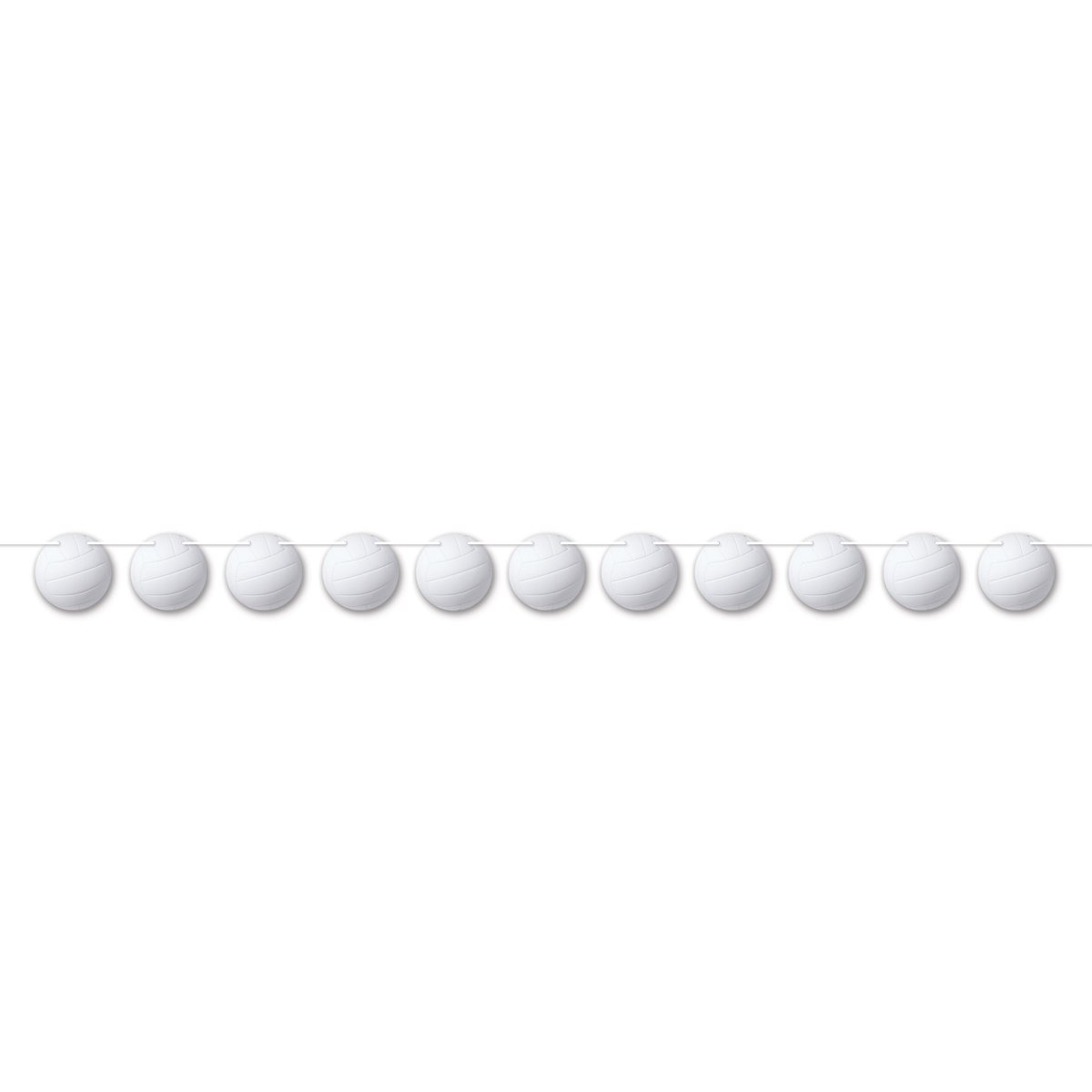 Picture of Beistle 56405 5.5 x 6 ft. 3 in. Volleyball Streamer for Party Decoration - Pack of 12