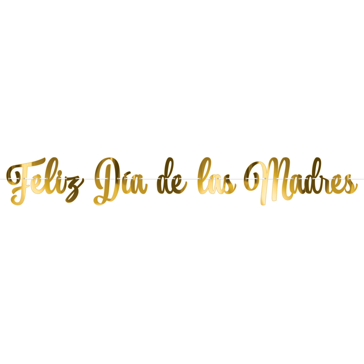 Picture of Beistle 56422 8.5 x 5 ft. 3 in. Foil Feliz Dia De La Madres Streamer - Pack of 12