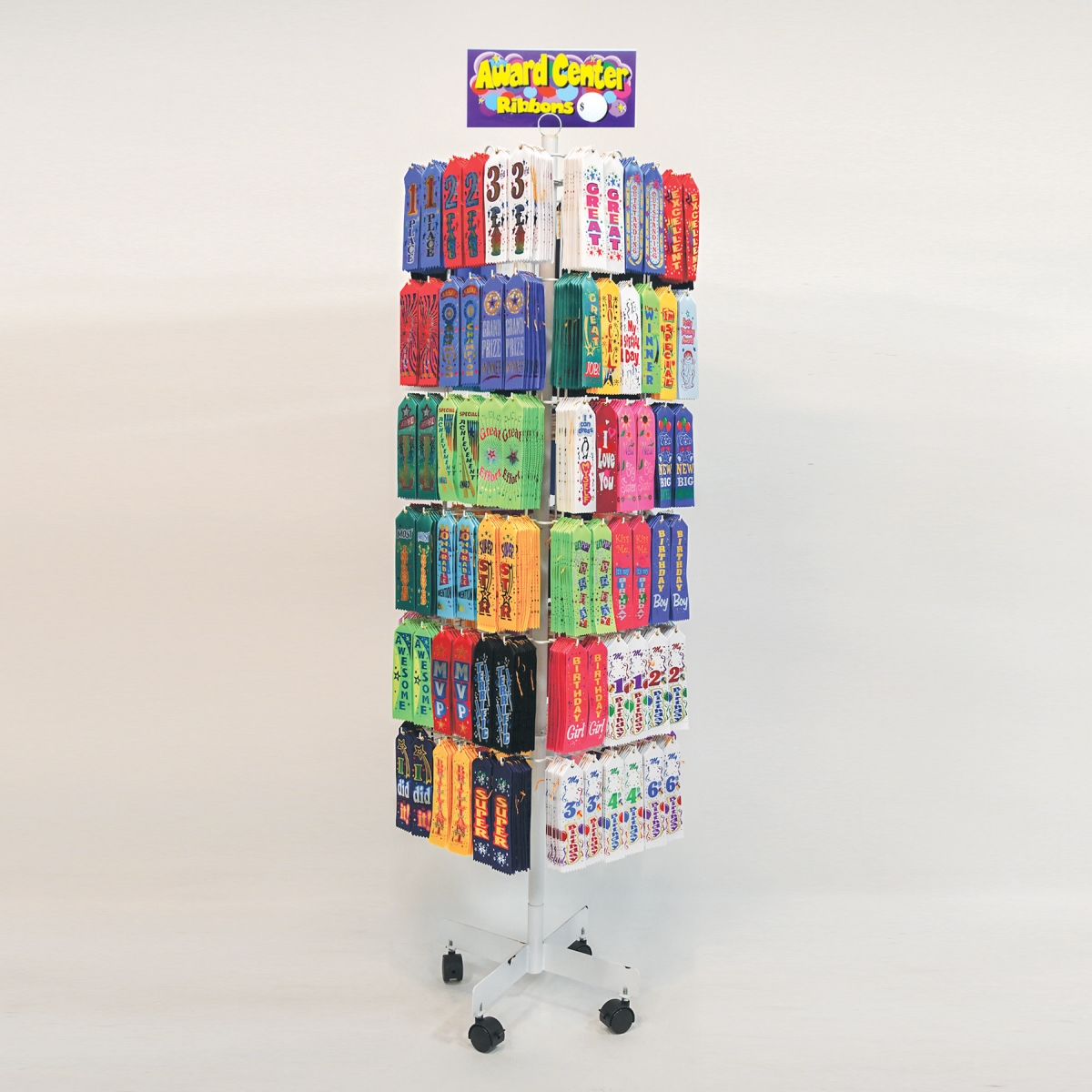 Picture of Beistle S100750 Award Ribbon&#44; Assorted Color - 1728 Piece - Pack of 12