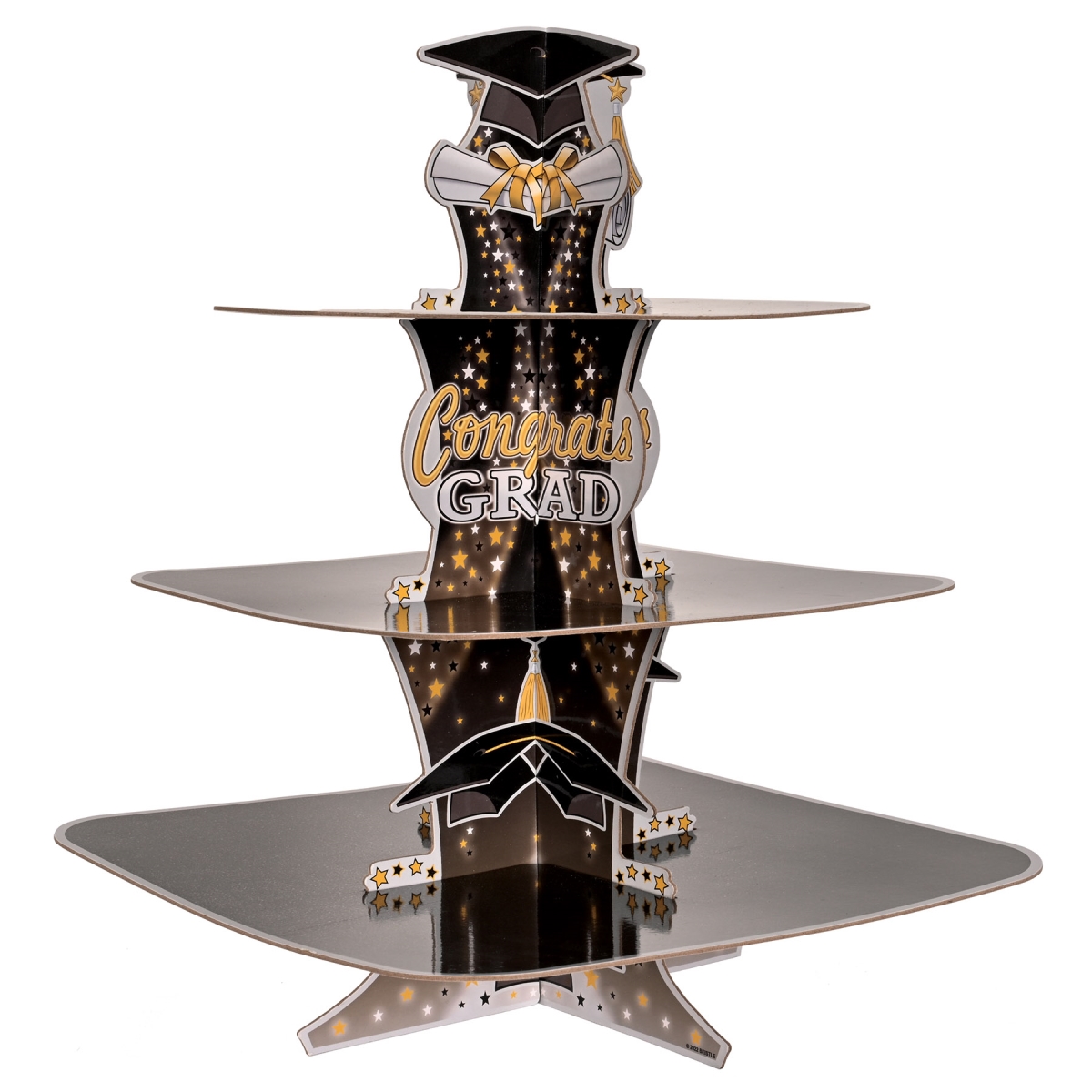 Picture of Beistle 56014 Graduation Cupcake Stand - Pack of 12