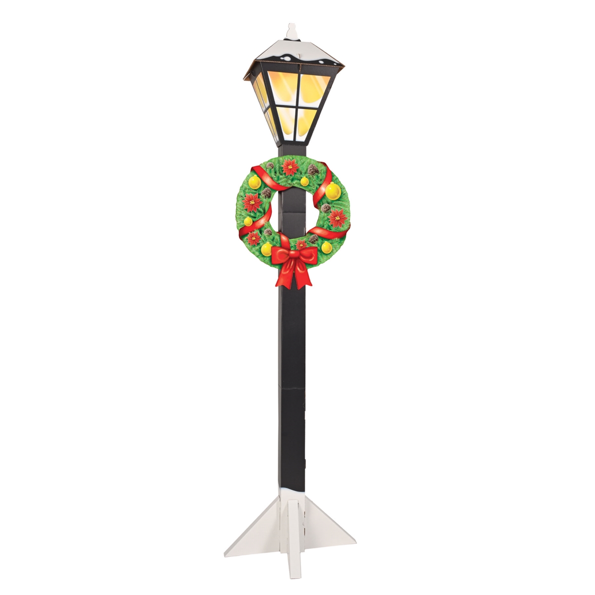 Picture of Beistle 20824 3-D Christmas Lamppost Prop for Party Supplies - Pack of 12