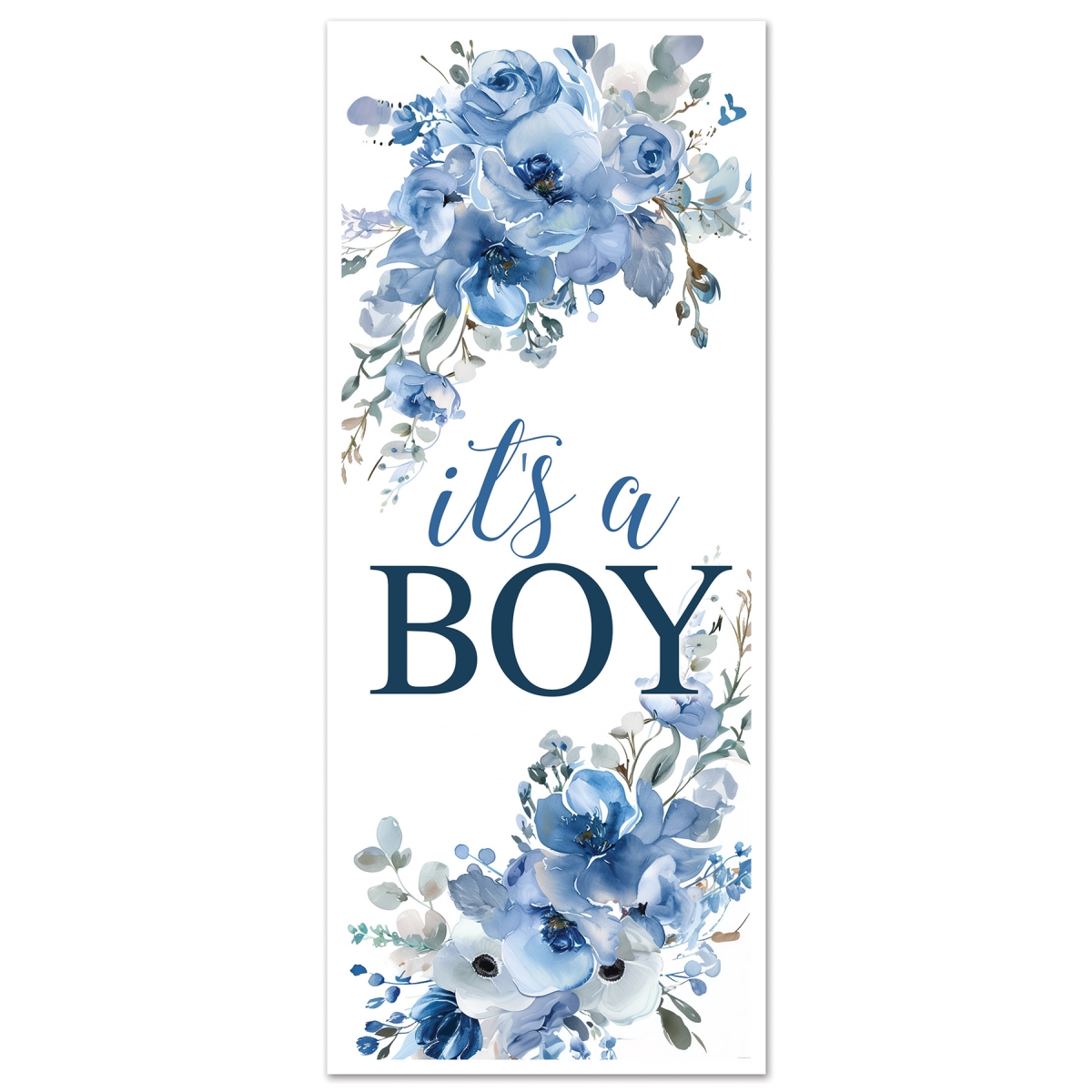 Picture of Beistle 56455 6 x 30 in. Its A Boy Door Cover - Pack of 12
