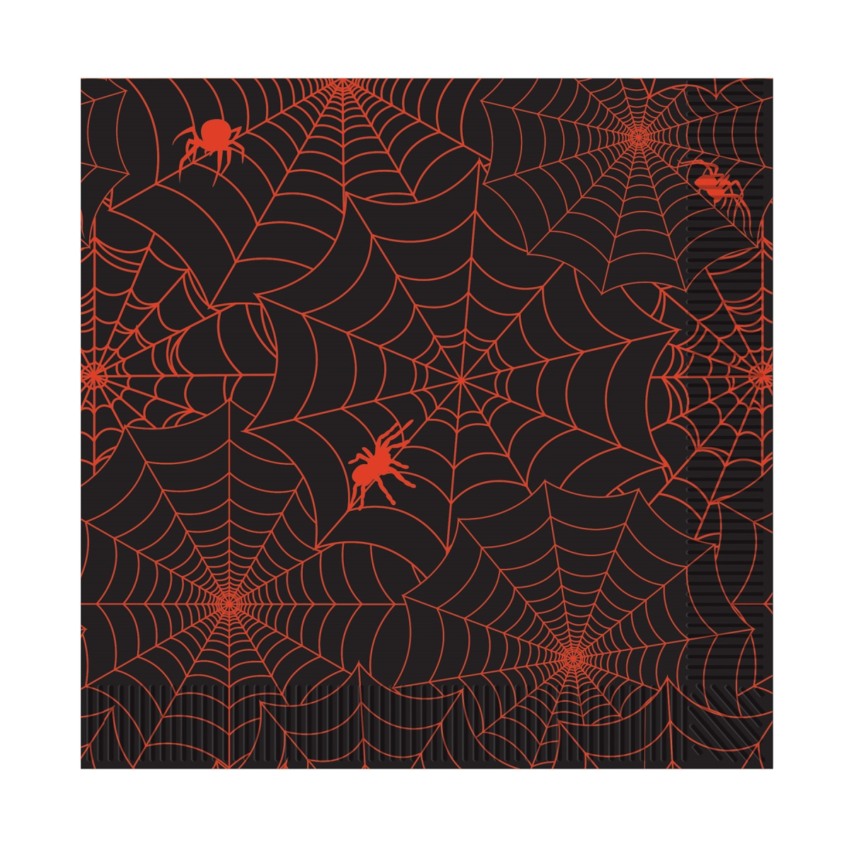 Picture of Beistle 845 Spider Web Luncheon Napkins - Pack of 12