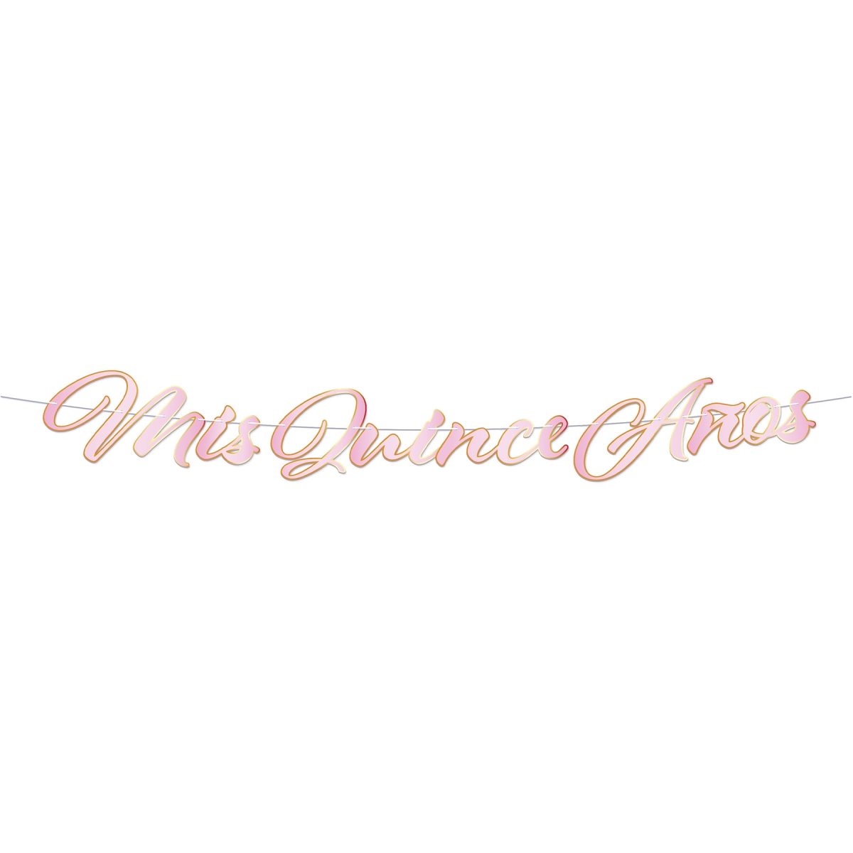 Picture of Beistle 56443 8.75 x 6 ft. Foil Mis Quince Anos Streamer - Pack of 12
