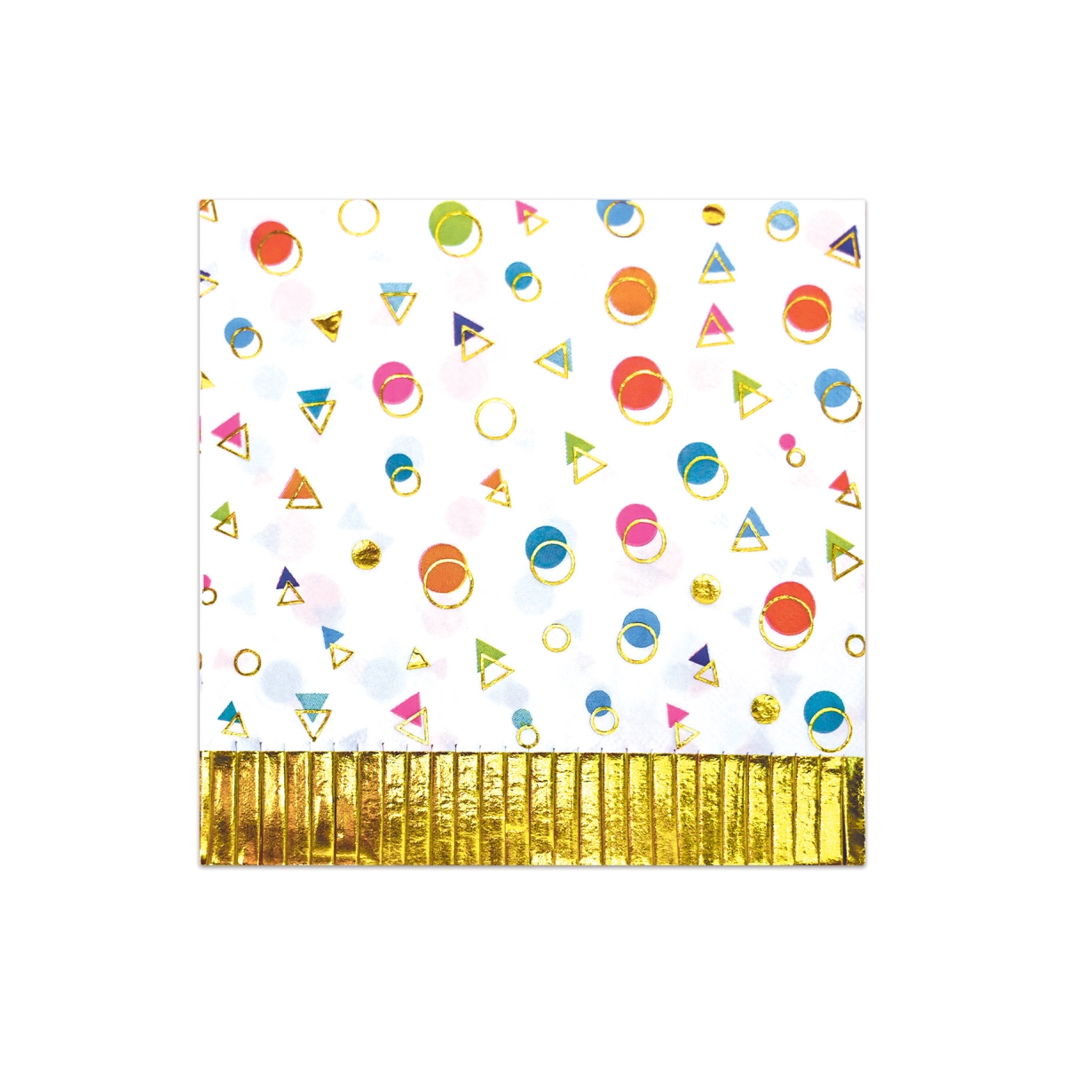 Picture of Beistle 53925 Happy Birthday Fringed Luncheon Napkins - Pack of 12