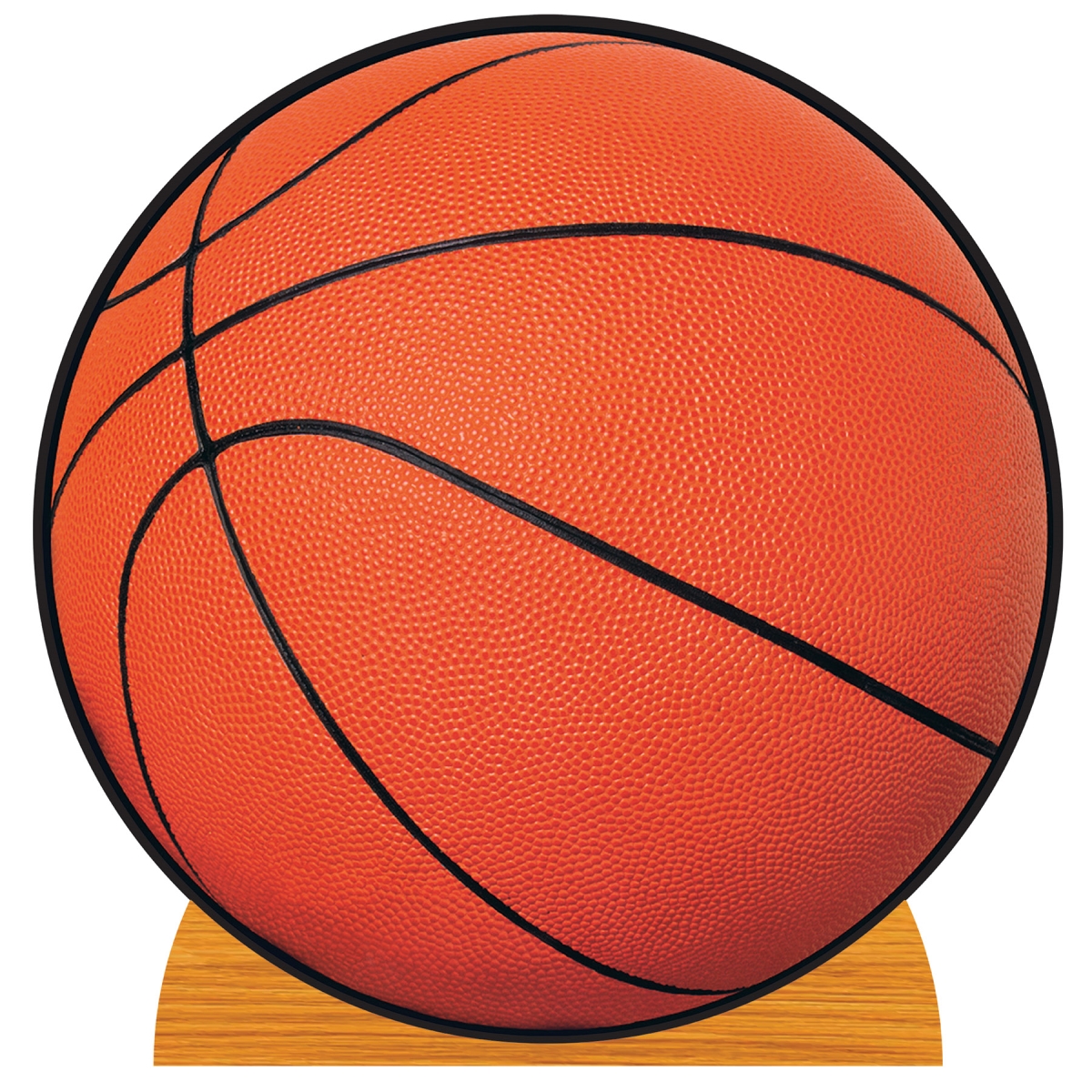 Picture of Beistle 56416 Basketball Easel Attached Stand-Up - Pack of 12