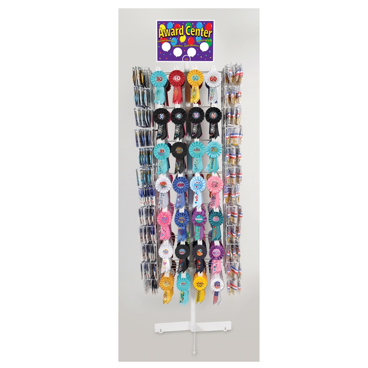 Picture of Beistle RB152D-792 152-Prong Floor Spinner&#44; Assorted Color - 792 Piece - Pack of 12