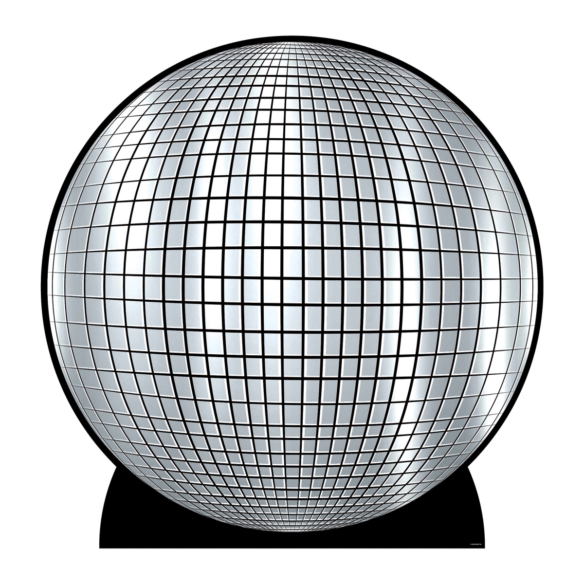 Picture of Beistle 56398 Disco Ball Stand-Up - Pack of 12