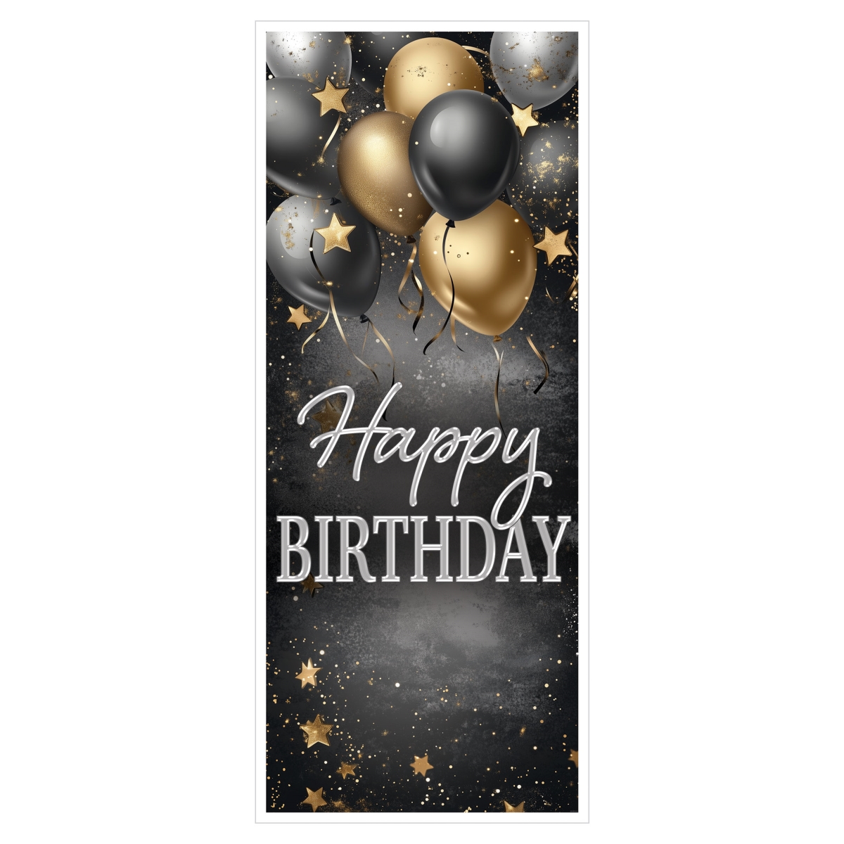 Picture of Beistle 56488 6 ft. x 30 in. Happy Birthday Door Cover - Pack of 12
