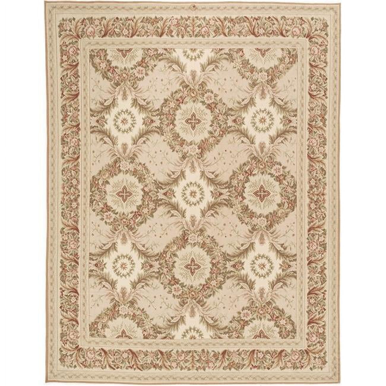 Gueret Flat Woven Area Rug - Pink & Cream - 8 x 10 ft.