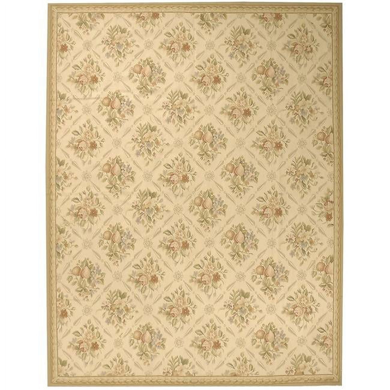 3 x 5 ft. Arras Flat Woven Area Rug - Ivory & Beige