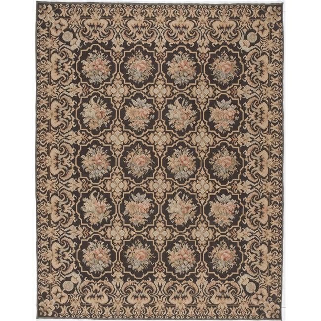 8 x 10 ft. Norfolk Flat Woven Area Rug - Black