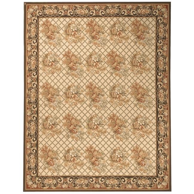 Lyon Flat Woven Area Rug - Ivory & Charcoal - 5 ft. 11 in. x 9 ft. 1 in.