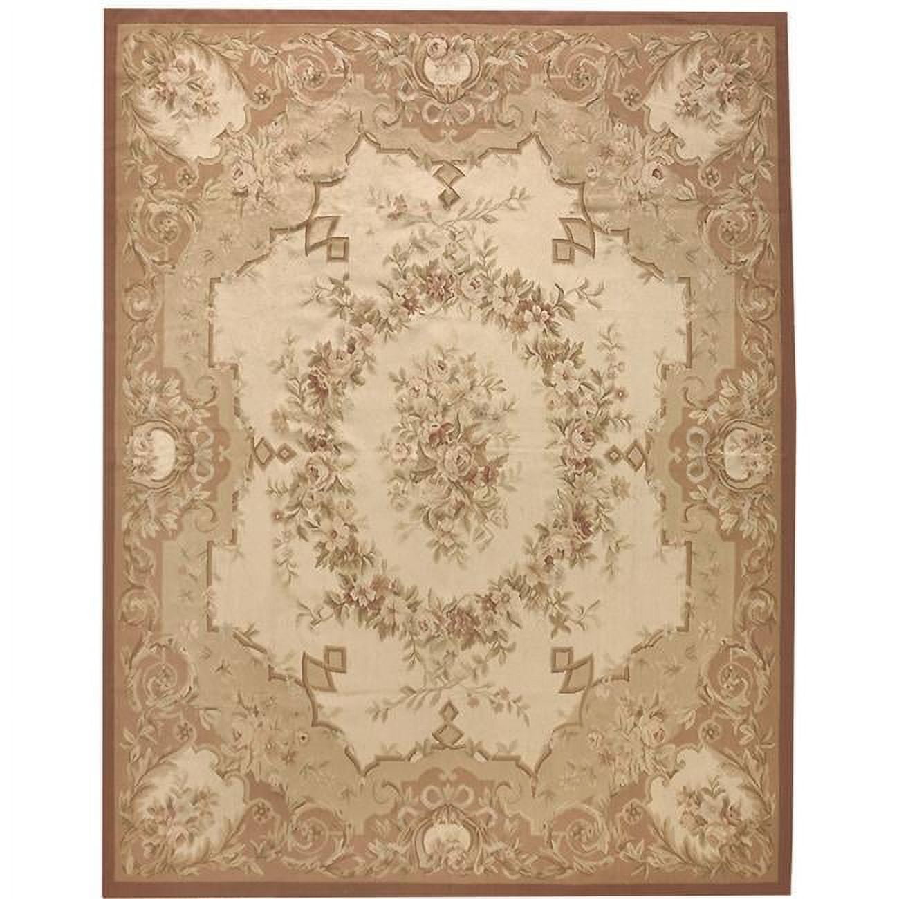 12 x 24 ft. Chalo Flat Woven Area Rug - Cream & Rose