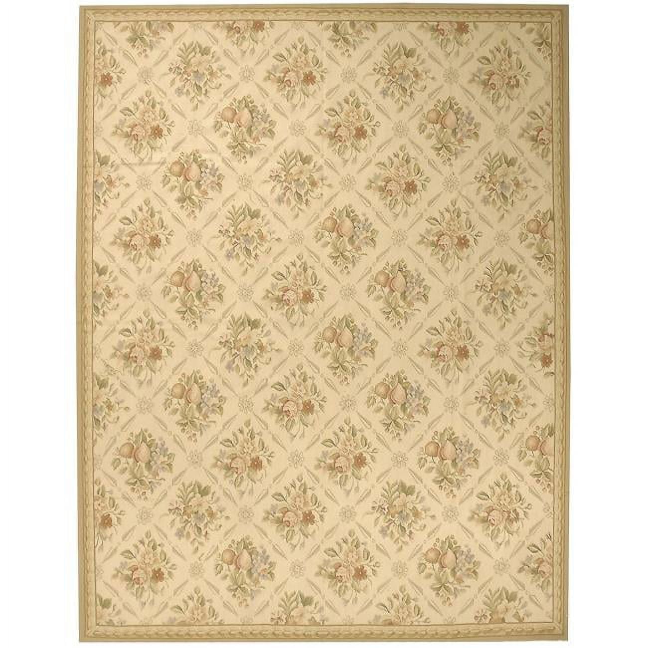 Arras Flat Woven Area Rug - Ivory & Beige - 6 ft. x 9 ft. 1 in.
