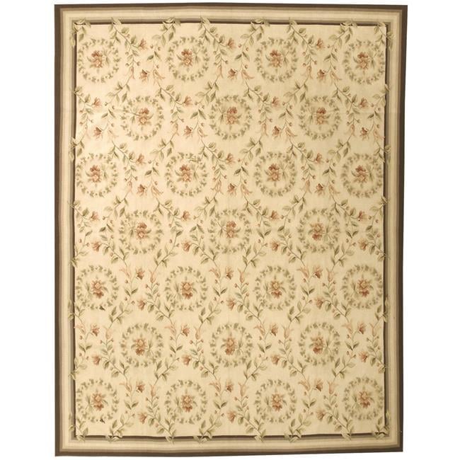 3 x 5 ft. Rouen Flat Woven Area Rug - Ivory