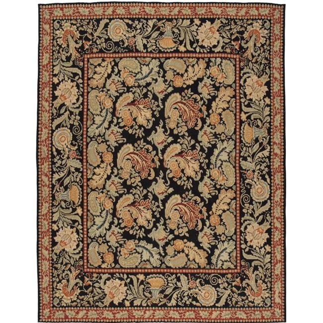 8 x 10 ft. Surre Flat Woven Area Rug - Black