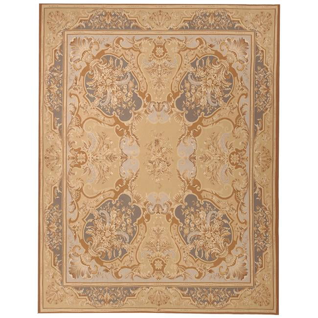 6 x 9 ft. Etien Flat Woven Area Rug - Ivory & Blue