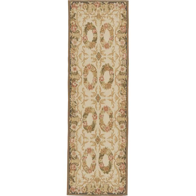 2 ft. 6 in. x 10 ft. Bayonne Flat Woven Area Rug - Cream