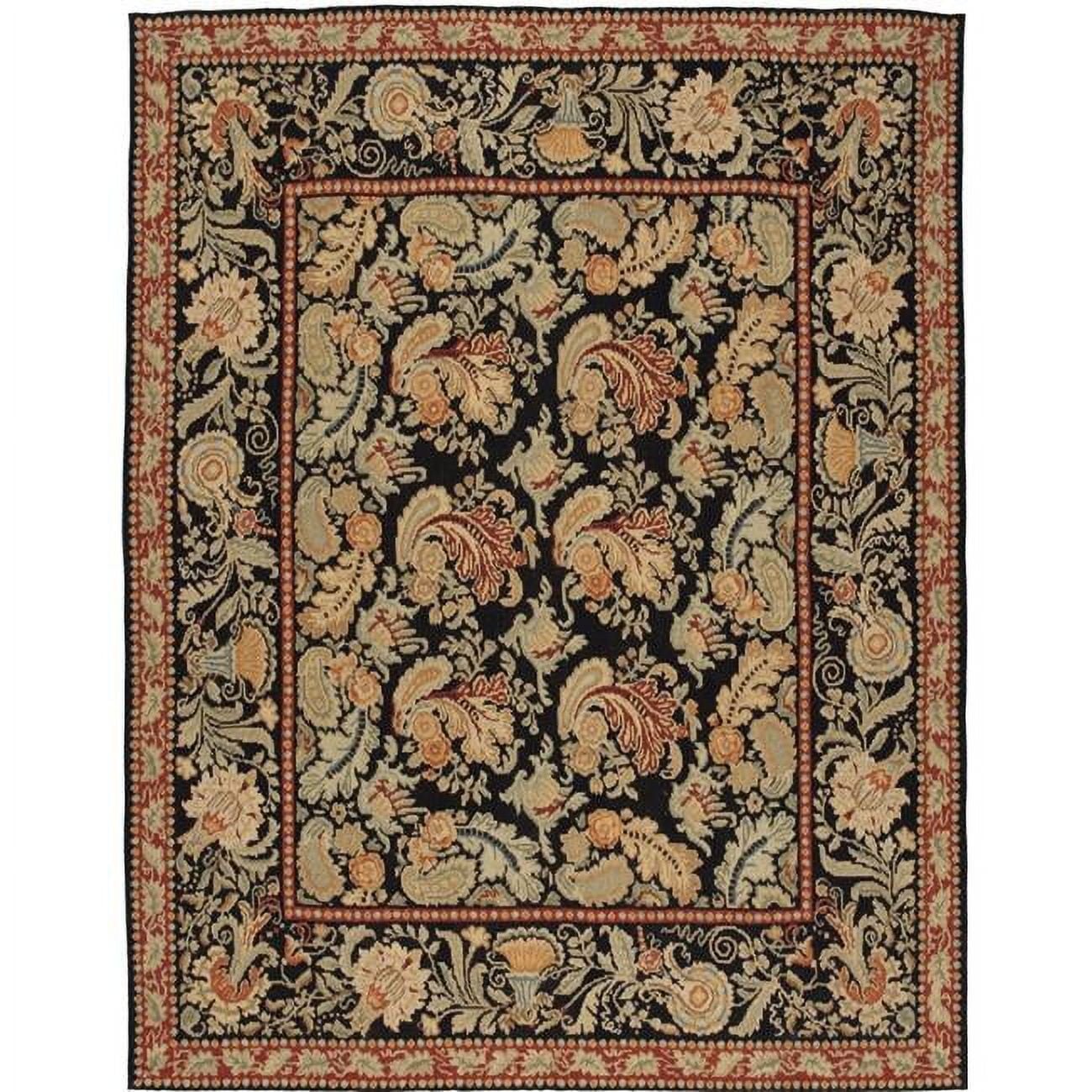 8 x 10 ft. Surre Flat Woven Area Rug - Black