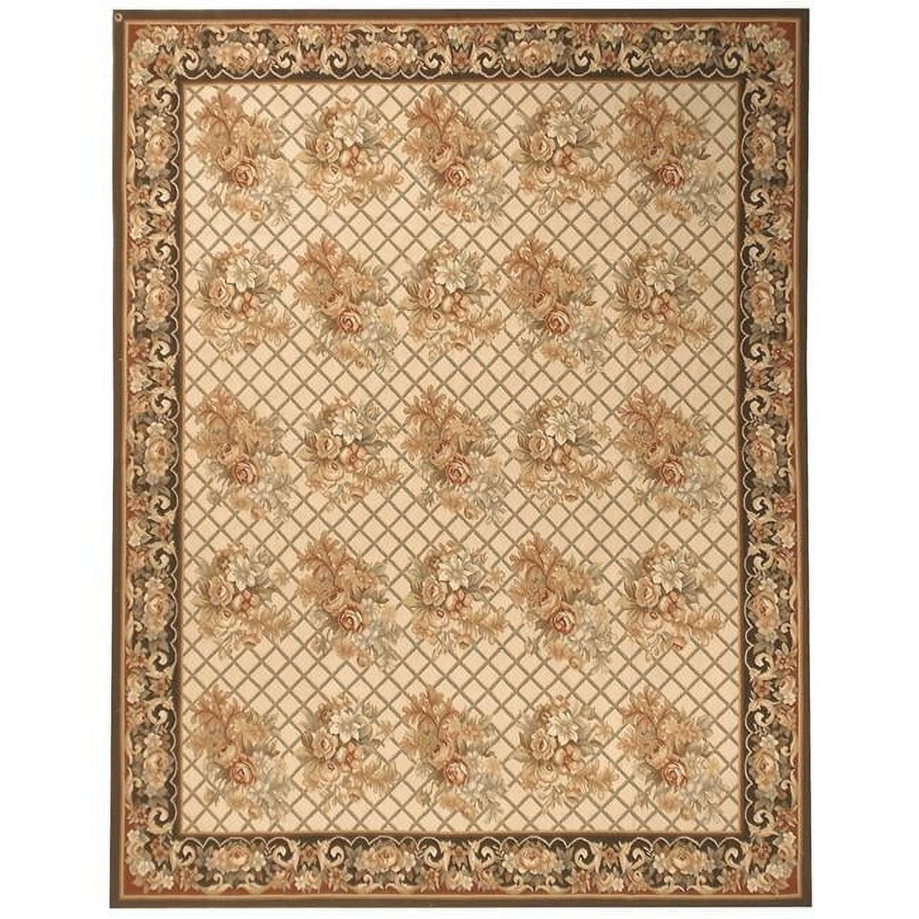 8 x 10 ft. Lyon Flat Woven Area Rug - Ivory & Charcoal
