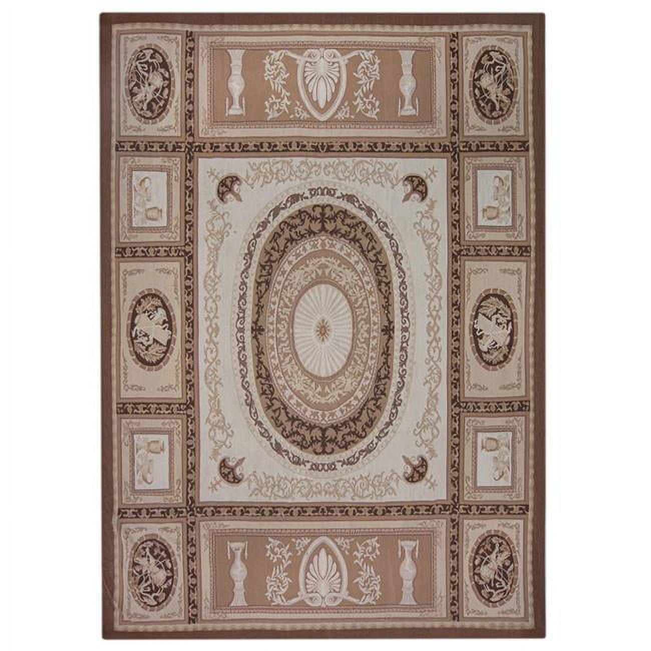 Arras Flat Woven Area Rug - Ivory & Beige - 3 ft. 6 in. x 12 ft.