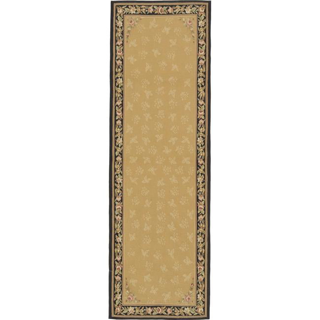 Rennes Flat Woven Area Rug - Gold & Black - 2 ft. 6 in. x 8 ft.