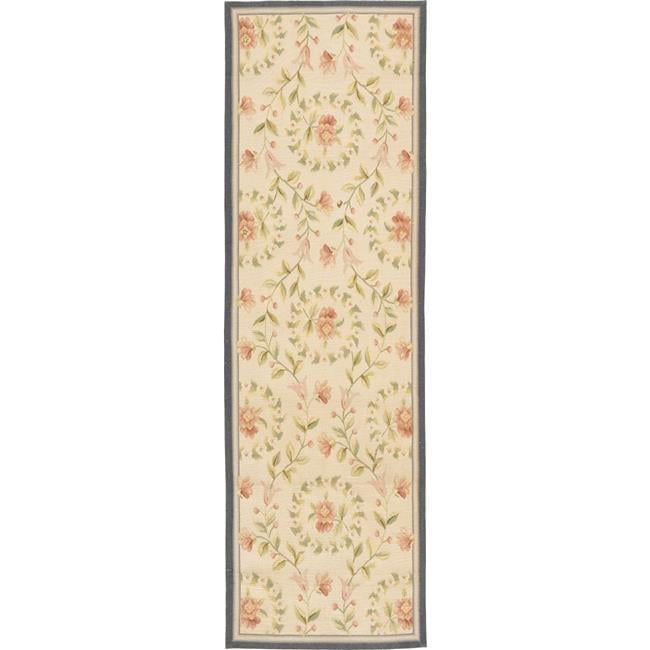 3 ft. 6 in. x 8 ft. Rouen Flat Woven Area Rug - Ivory