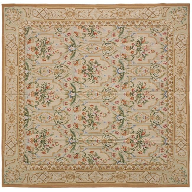 12 x 12 ft. Savoie Flat Woven Square Area Rug - Cream