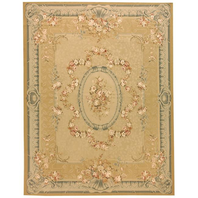 12 x 24 ft. Versa Flat Woven Area Rug - Gold & Blue