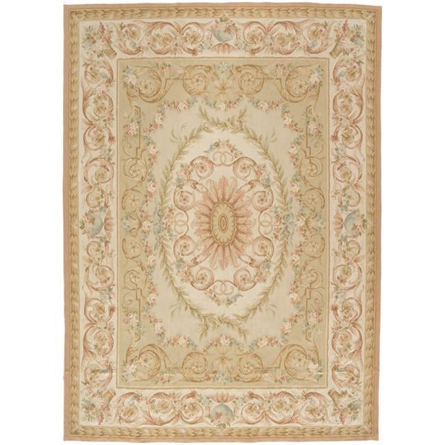 9 x 12 ft. Caen Flat Woven Area Rug - Light Green