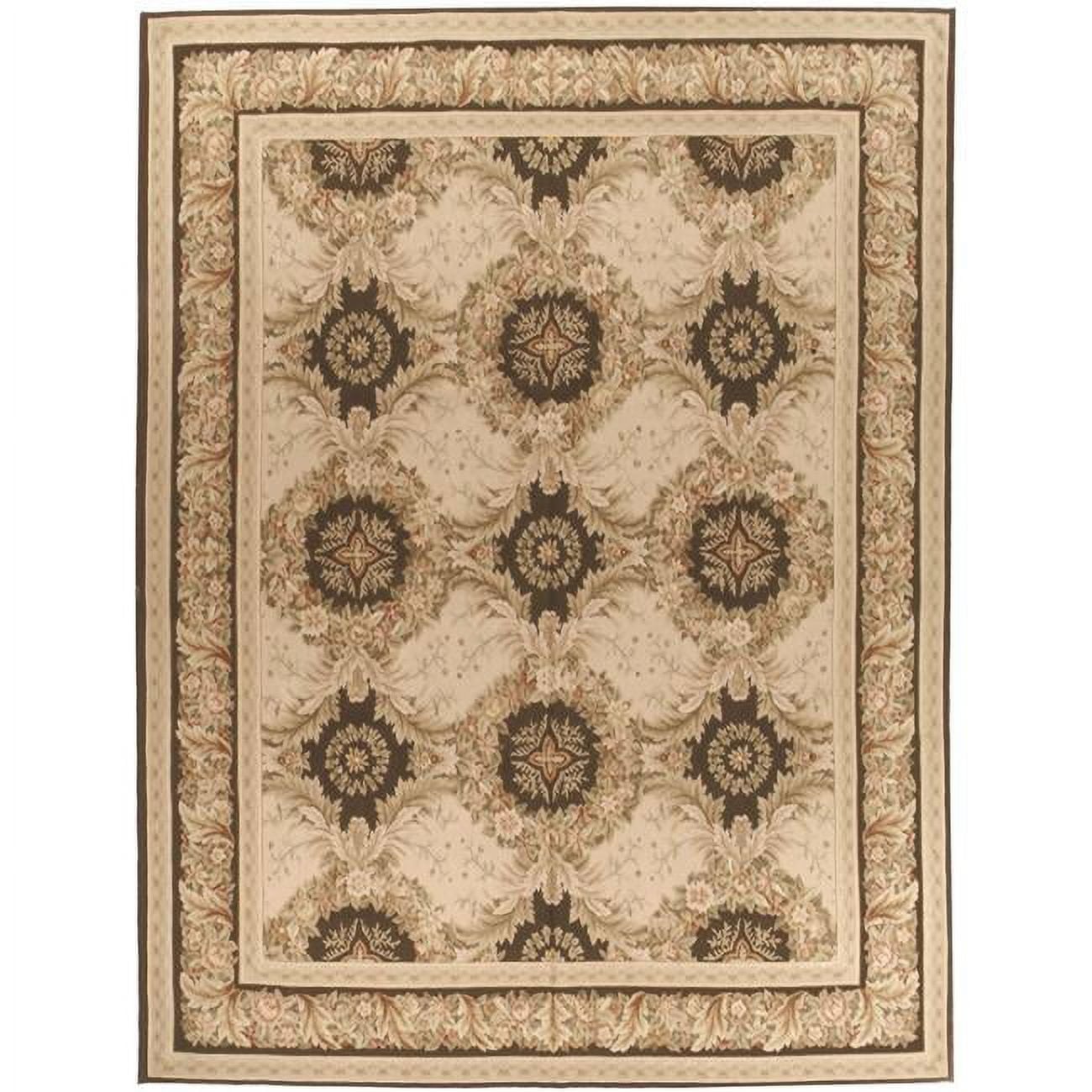 4 x 6 ft. Gueret Flat Woven Area Rug - Pink & Brown