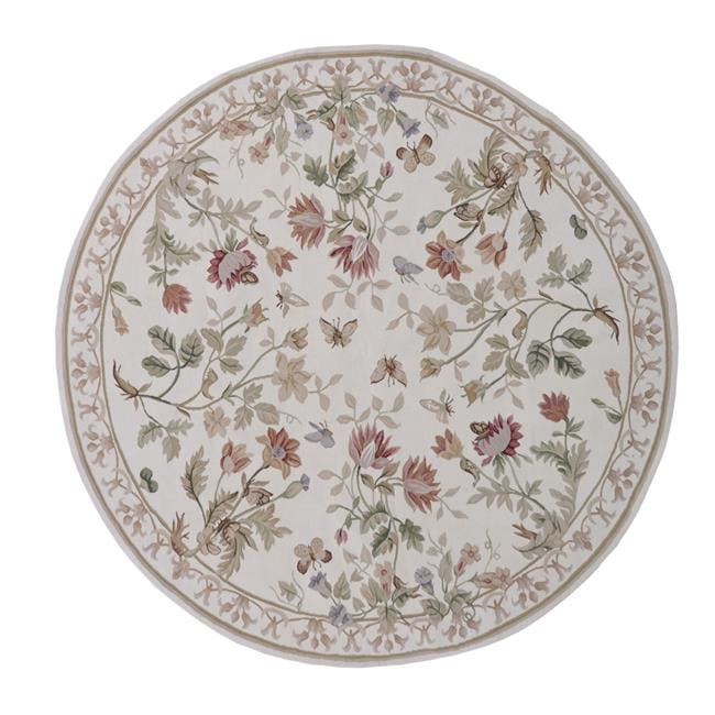 14 x 14 ft. Valence Flat Woven Round Area Rug - Light Green