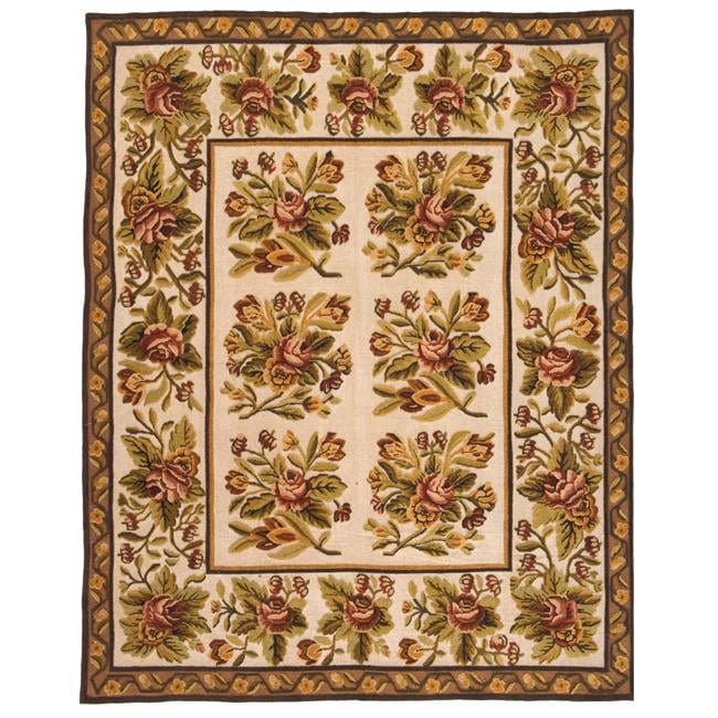 7 ft. 9 in. x 9 ft. 11 in. Taipe Flat Woven Area Rug - Rose
