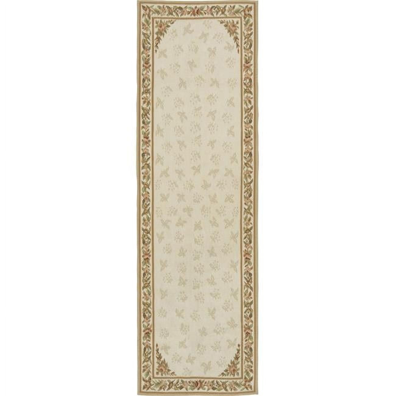 Rennes Flat Woven Area Rug - Ivory & Ivory - 2 ft. 6 in. x 8 ft.