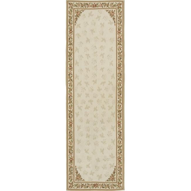Rennes Flat Woven Area Rug - Ivory & Ivory - 3 ft. 6 in. x 8 ft.