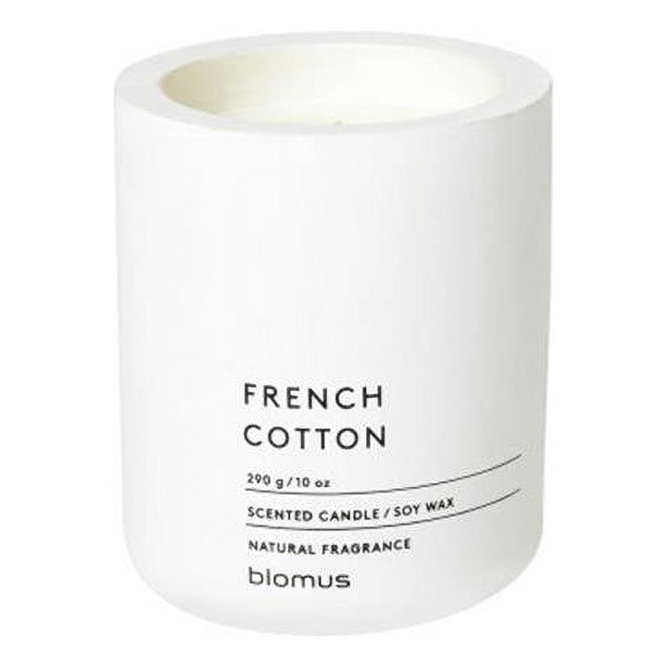 Fragra Large Lily White Candle - French Cotton