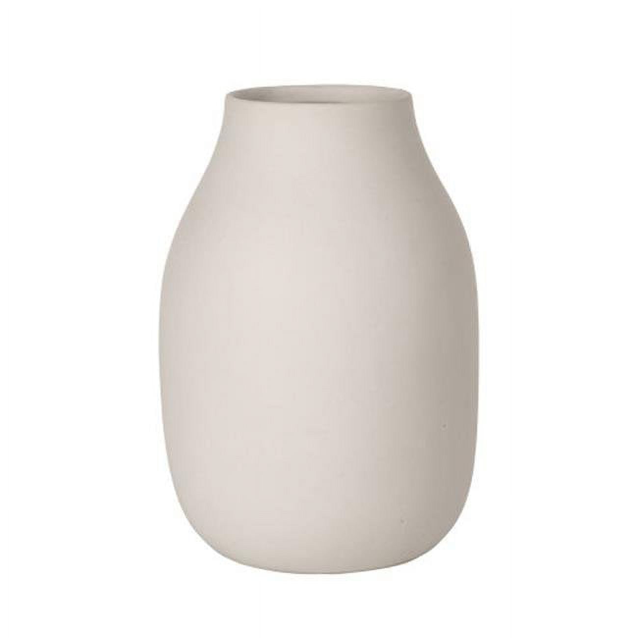 Picture of Blomus 65705 20 x 6 in. Colora Porcelain Vase, Moonbeam