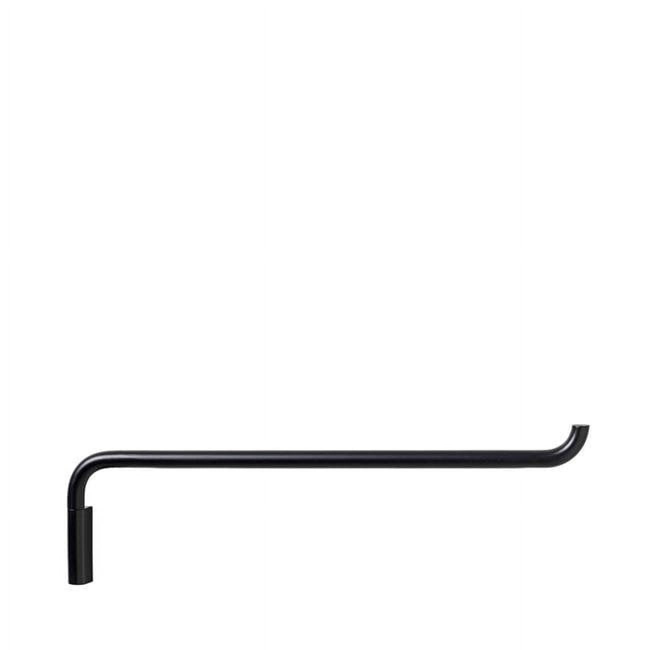 Modo Wall Mounted Towel Rail Black Titanium Coated