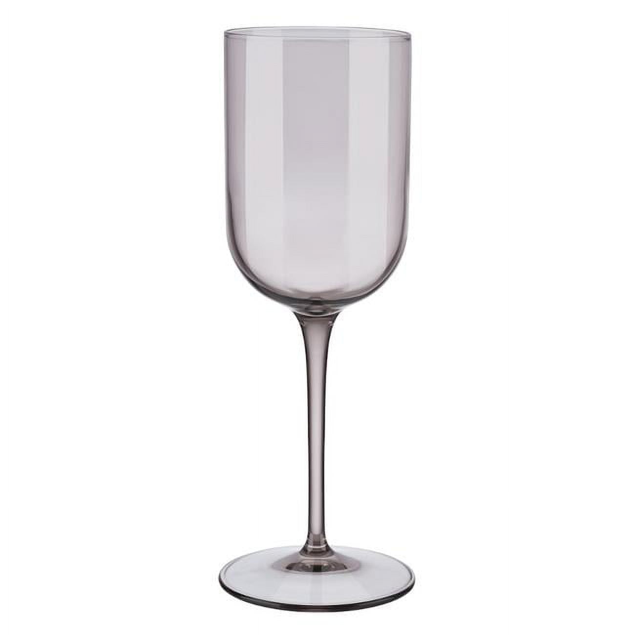 Picture of Blomus 63942 9.5 oz Fuum White Wine Glass&#44; Fungi - Set of 4
