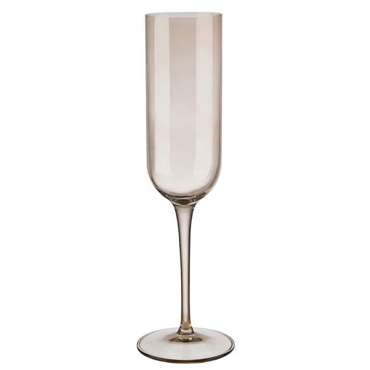 Picture of Blomus 63938 7 oz Fuum Champagne Flute Glass&#44; Nomad - Set of 4