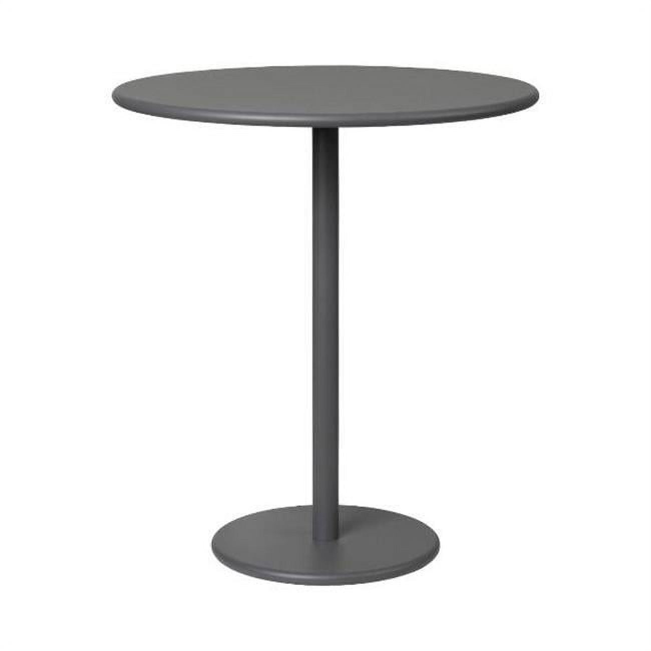 17.7 x 15.8 in. Dia. Stay Outdoor Side Table, Warm Grey